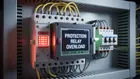 How does a protection relay solve problems related to overload?